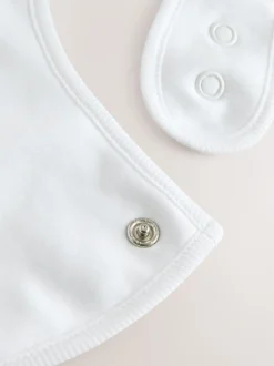 Blanc - Bébé BIBS 10 Pack