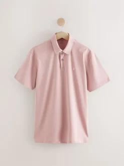 Blanc / Bleu / Neutre / Rose / Gris - Ajustement régulier - Polo en jersey Manches courtes 5 Pack