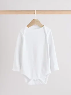 Blanc - Body indispensables bébé à manches longues