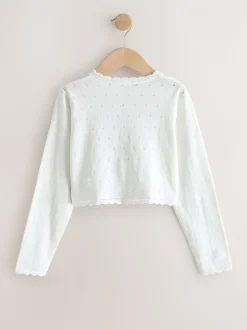 Blanc - Boléro Butterfly Occasion (3-16ans)