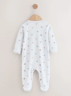 Blanc - Born in 2026 Bébé Combinaison de nuit & Chapeaux (0-9mois)