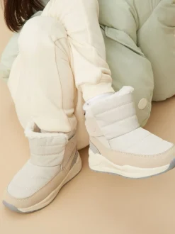 Blanc - Bottes de neige matelassées KIDLY by MORI