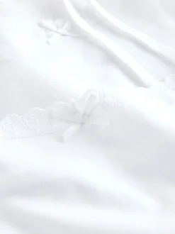 Blanc - Caracos à bretelles élastiques (1.5-16ans)