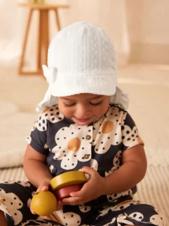 Blanc - Chapeau légionnaire bébé (0 mois-2 ans)