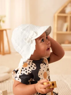Blanc - Chapeau légionnaire bébé (0 mois-2 ans)
