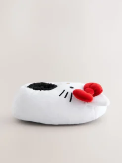 Blanc - Chaussons Hello Kitty en peluche