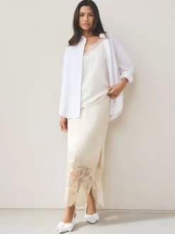 Blanc - Chaussures à talons Mariage Forever Comfort® en Satin à Nœud et bout pointu