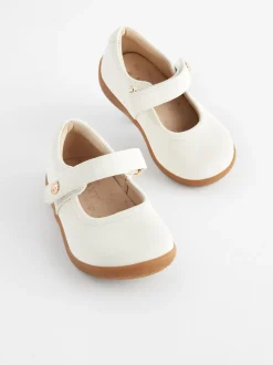 Blanc - Chaussures First Walker Mary Jane