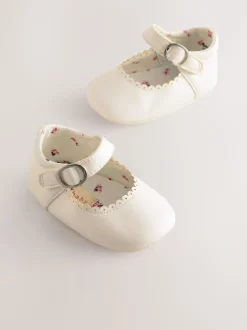 Blanc - Chaussures Mary Jane pour bébé (0-24mths)