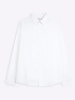Blanc - Chemise formelle River Island slim