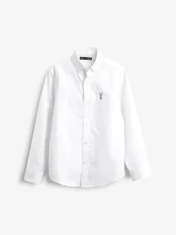 Blanc - Chemise Oxford (3-16ans)