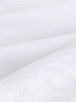 Blanc - Chemise Oxford stretch à manches longues