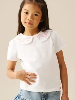 Blanc - Chemisier Angel & Rocket Emily à col Claudine