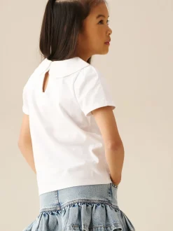 Blanc - Chemisier Angel & Rocket Emily à col Claudine