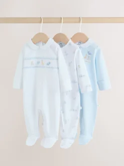 Blanc - Combinaisons de nuit pour bébé 3 Pack (0-2ans)