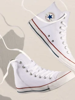 Blanc - Converse Chuck Taylor All Star High Trainers