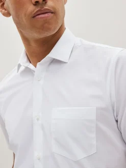 Blanc - Coupe classique Easy Care Smart Chemises