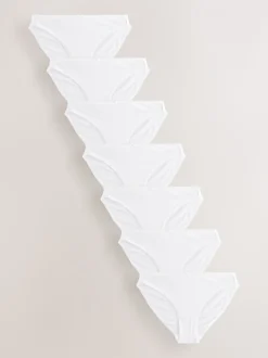 Blanc - Culotte en coton riche 7 Pack