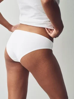 Blanc - Culotte en coton riche 5 Pack