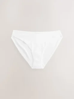 Blanc - Culotte en coton riche 5 Pack
