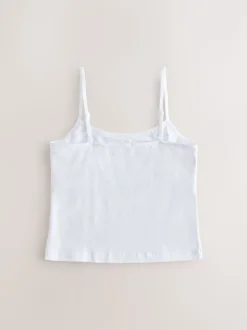 Blanc - Débardeur cami en veste (9-16ans) (9-16ans)