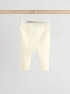 Blanc - Ensemble cardigan en maille à nœud à volants (0mois-3ans)