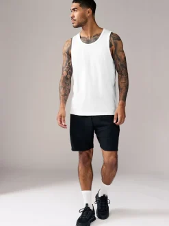 Blanc - 100Gilets en coton % 4 Lot