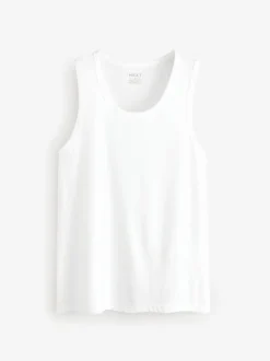 Blanc - 100Gilets en coton % 4 Lot