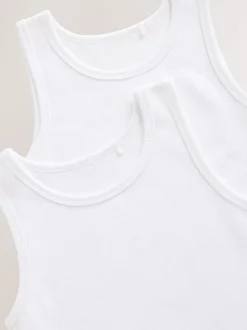 Blanc - Gilets thermiques 2 Pack (2-16ans)