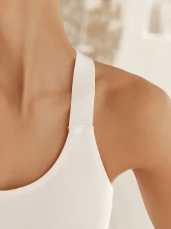 Blanc - Haut court Active Sports Low Impact Ultimate Comfort