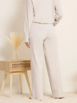 Blanc - Jogging Long Tall Sally en micropolaire