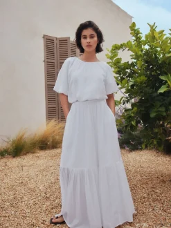 Blanc - Jupe Maxi d’été