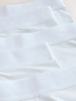 Blanc - Lot de 5 boxers Hipster