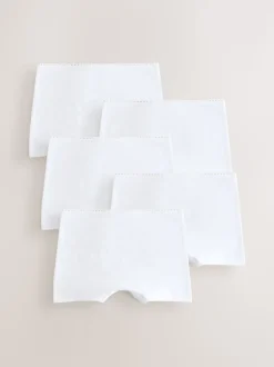 Blanc - Lot de 5 caleçons (2-16ans)