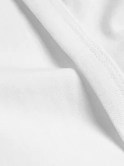 Blanc - Lot de 2 débardeurs à superposer purs 100% coton