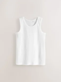 Blanc - Lot de 5 débardeurs (1.5-16ans)