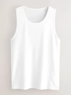 Blanc - Lot de 2 gilets superposés en modal