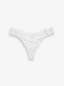 Blanc - Lot de culottes en dentelle Ultimate Comfort 2