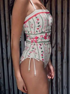 Blanc - Maillot de bain bandeau B by Ted Baker Tummy Control