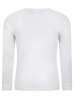 Blanc - Mountain Warehouse Haut thermique à col rond en mérinos pour homme