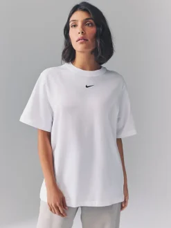 Blanc - Nike Vêtements de sport Essentiel T-shirt