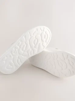 Blanc à paillettes - Baskets à lacets