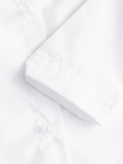 Blanc - Paquet de 2 blouses scolaires à manches trois quarts (3-17ans)