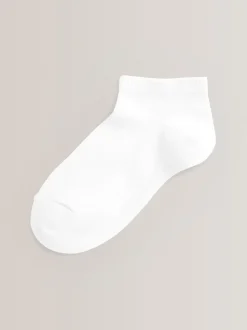 Blanc - Paquet de 7 chaussettes d'entraînement en coton riche