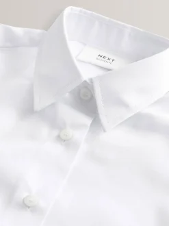 Blanc - Paquet de 2 chemises d'école à manches longues (3-18ans)