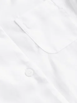 Blanc - Paquet de 2 Manches courtes Revere School Collar Shirts (3-17ans)