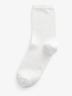 Blanc - Paquet de chaussettes de cheville en modal 4