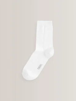 Blanc - 10{Paquet de chaussettes en coton riche