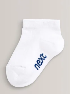 Blanc - Paquet de chaussettes de sport en coton riche 7