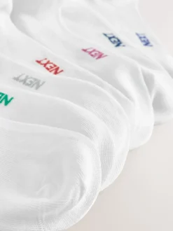 Blanc - Paquet de chaussettes de sport en coton riche 7